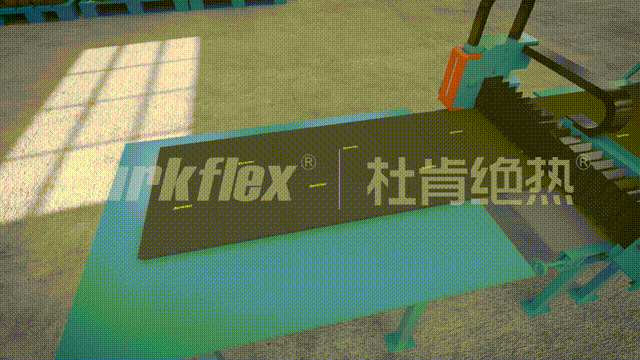 ▲亿万先生MR绝热橡塑保温风管整片式密封施工手艺